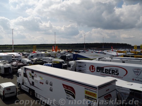 Fahrerlager SBK Lausitzring 2015