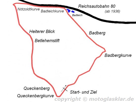 Sachsenring Streckenführung